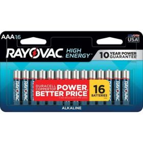 Rayovac High Energy AAA Batteries (16 Pack), Triple A Batteries