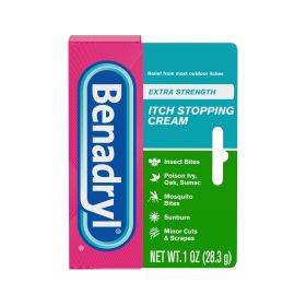 Benadryl Extra Strength Anti-Itch Topical Analgesic Cream;  1 oz