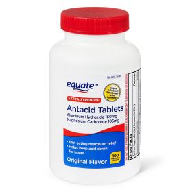 Equate Extra Strength Antacid Chewable Tablets;  160 mg;  100 Count