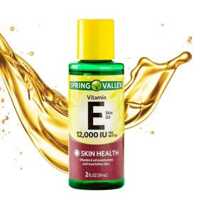 Spring Valley Vitamin E Oil with Keratin for Skin Health;  12000 IU;  2 fl oz