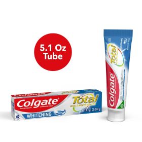 Colgate Total Teeth Whitening Toothpaste;  Mint Toothpaste;  5.1 oz Tube