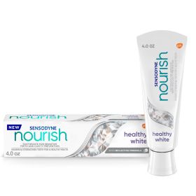 Sensodyne Nourish Healthy White Sensitive Toothpaste;  4 oz