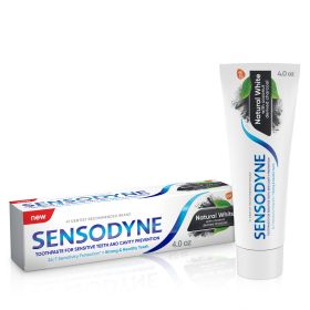Sensodyne Natural Whitening Charcoal Sensitive Toothpaste;  4 oz