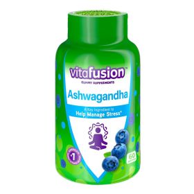 Vitafusion Ashwagandha Gummies;  Help Manage Stress;  125mg Per Serving;  60 Count