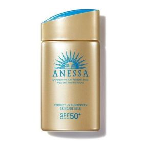SHISEIDO ANESSA Perfect UV Sunscreen Skincare Milk Gold Normal Skin SPF50+ PA++++ 60ml