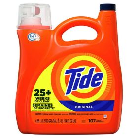 Tide Liquid Laundry Detergent Original;  107 loads 154 fl oz