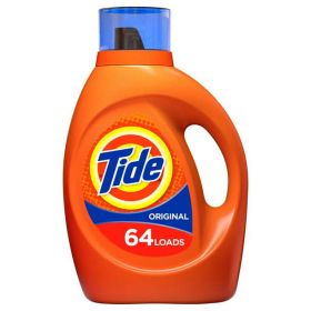 Tide Liquid Laundry Detergent Original;  64 loads 92 fl oz