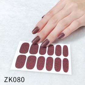 Waterproof Nail Sticker Nail Stickers (Option: ZK080-3 Nail Stickers)