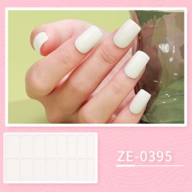New Ladies Waterproof Manicure Stickers (Option: ZE 0395-Nail Stickers And Nail File)