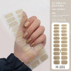Simple Ins Style Pure Color Nail Sticker (Option: H101-Nail Sticker)