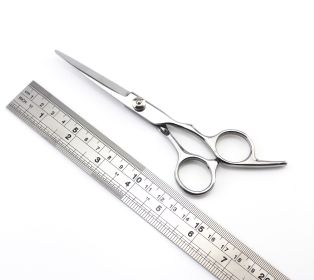 Steel Hairdressing Scissors 6 Inches (Option: Flat cut)
