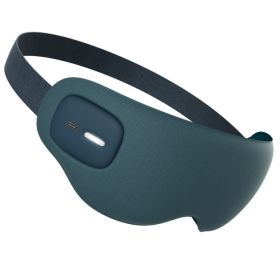 Smart Massage Eye Mask Easy To Carry Eye Protection Instrument Wireless Low Frequency (Option: Green-USB)