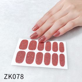 Waterproof Nail Sticker Nail Stickers (Option: ZK078-3 Nail Stickers)