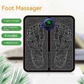Charging Foot Massage Device Electric (Option: LCD Usb Rechargeable-English)