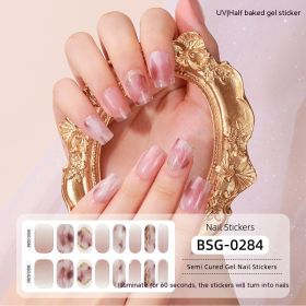 Semi-curing Gel Nail Sticker Gel Beauty (Option: BSG 0284-Suit)