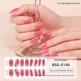 Semi-curing Gel Nail Sticker Gel Beauty (Option: BSG 0148-Suit)