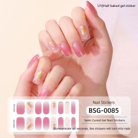 Semi-curing Gel Nail Sticker Gel Beauty (Option: BSG 0085-Suit)