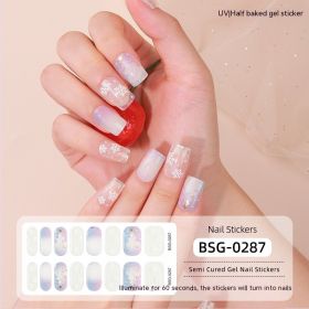 Semi-curing Gel Nail Sticker Gel Beauty (Option: BSG 0287-Suit)