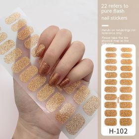 Simple Ins Style Pure Color Nail Sticker (Option: H102-Nail Sticker)