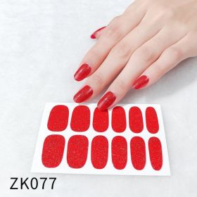 Waterproof Nail Sticker Nail Stickers (Option: ZK077-3 Nail Stickers)