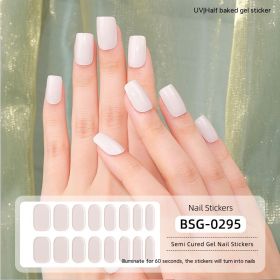 Semi-curing Gel Nail Sticker Gel Beauty (Option: BSG 0295-Suit)