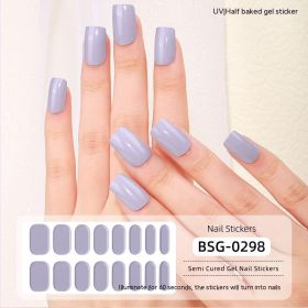 Semi-curing Gel Nail Sticker Gel Beauty (Option: BSG 0298-Suit)