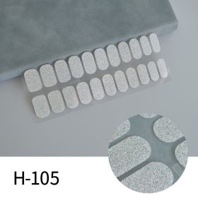 Simple Ins Style Pure Color Nail Sticker (Option: H105-Nail Sticker)