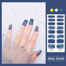 Glue Gilding Semi-curing Nail Sticker (Option: BSG0244-Nail Sticker)