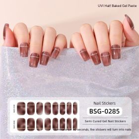 Semi-curing Gel Nail Sticker Gel Beauty (Option: BSG 0285-Suit)