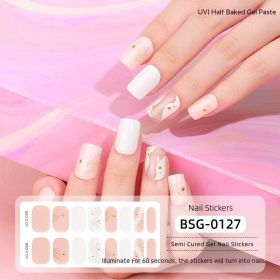 Semi-curing Gel Nail Sticker Gel Beauty (Option: BSG 0127-Suit)