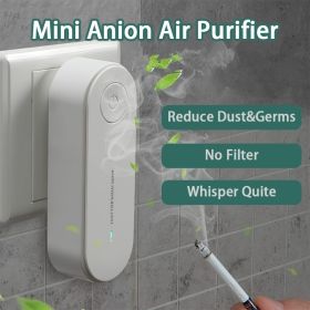 Air Purifier; Mini Portable Air Freshener Air Cleaner; For Home/Bedrooms/Toilets/Living Room/Hotel/Office (Color: Red)