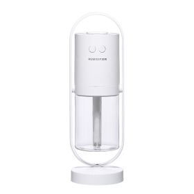 Magic Shadow USB Air Humidifier For Home With Projection Night Lights Ultrasonic Car Mist Maker Mini Office Air Purifier (style: USB, Color: White)