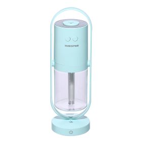 Magic Negative Air Ion Humidifier Ultrasonic Essential Oil Diffuser Cool Mist Air Purifier 7 Color Lights (Color: Sky Blue)