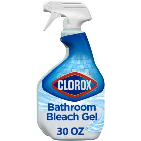 Clorox Bathroom Bleach Gel Multi-Surface Cleaner Spray, 30 oz (Brand: 6524)