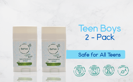 All-natural Deodorants for Kids & Teens (options: 2-Pack Teen Boys)