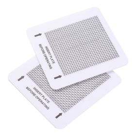 4.5x4.5 Ozone Plates 2PCS Set (Color: White)