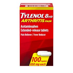 Tylenol 8 Hour Arthritis & Joint Pain Acetaminophen Caplets;  100 Count (Brand: Tylenol)