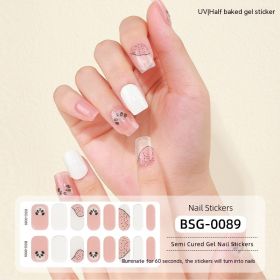 Semi-curing Gel Nail Sticker Gel Beauty (Option: BSG 0089-Suit)