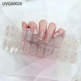 Blush Nail Stickers Uv Semi-baked Gel (Option: UVG60026-Standard Specifications)